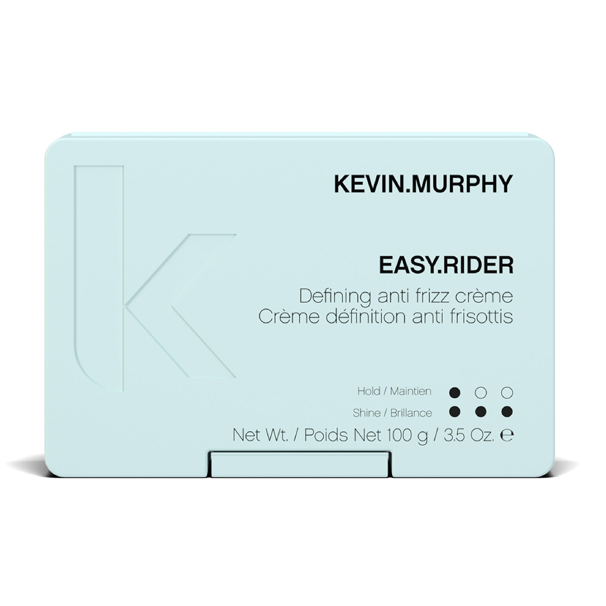 KEVIN.MURPHY envase EASY.RIDER frontal mostrando diseño y control anti-frizz