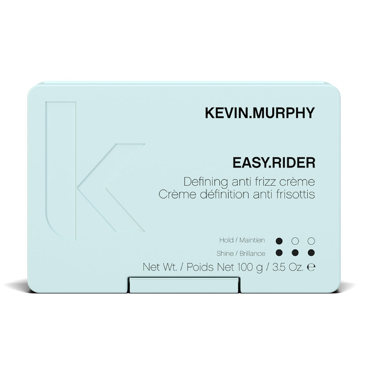 KEVIN.MURPHY envase EASY.RIDER frontal mostrando diseño y control anti-frizz