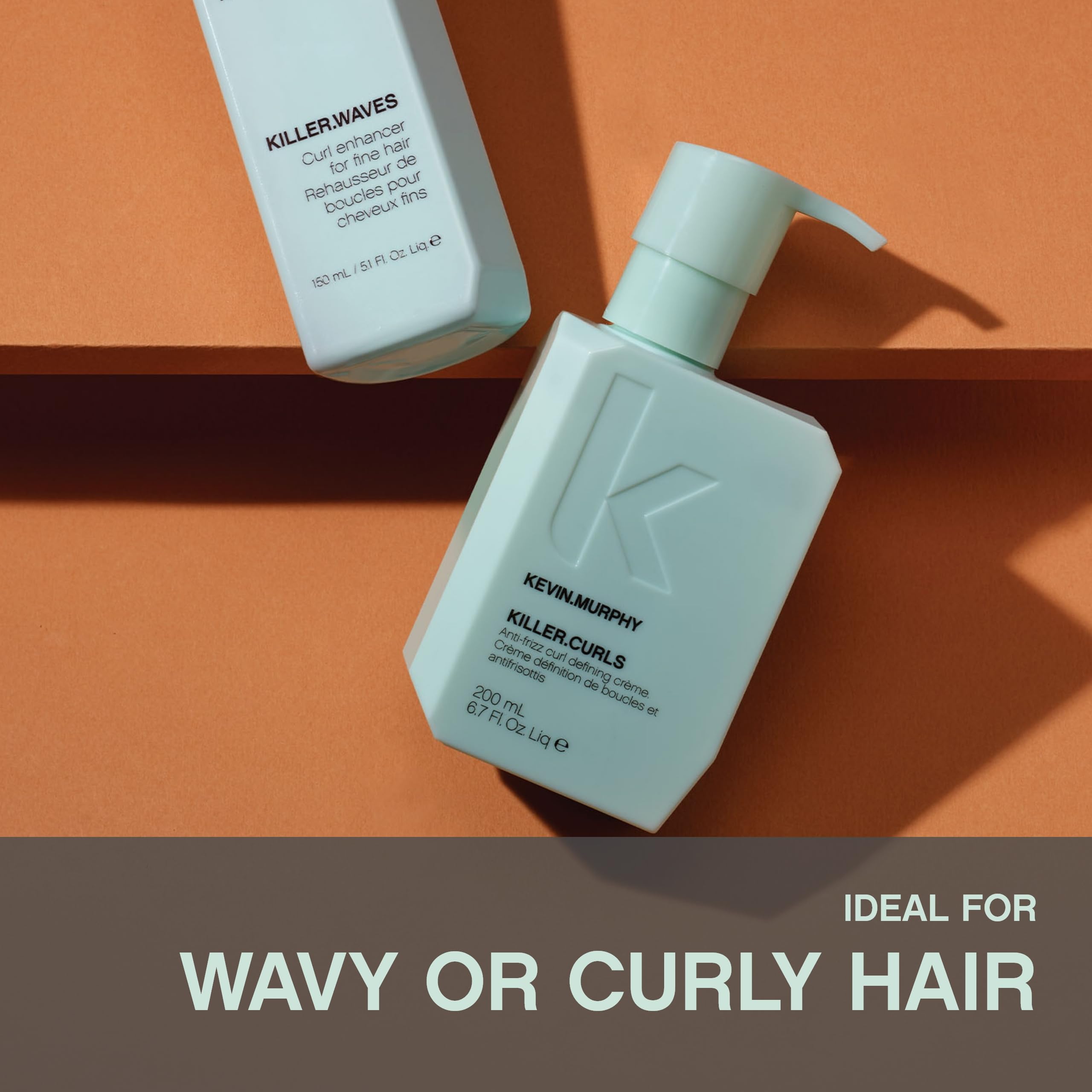 KEVIN.MURPHY KILLER.CURLS usado con difusor, beneficio protección térmica