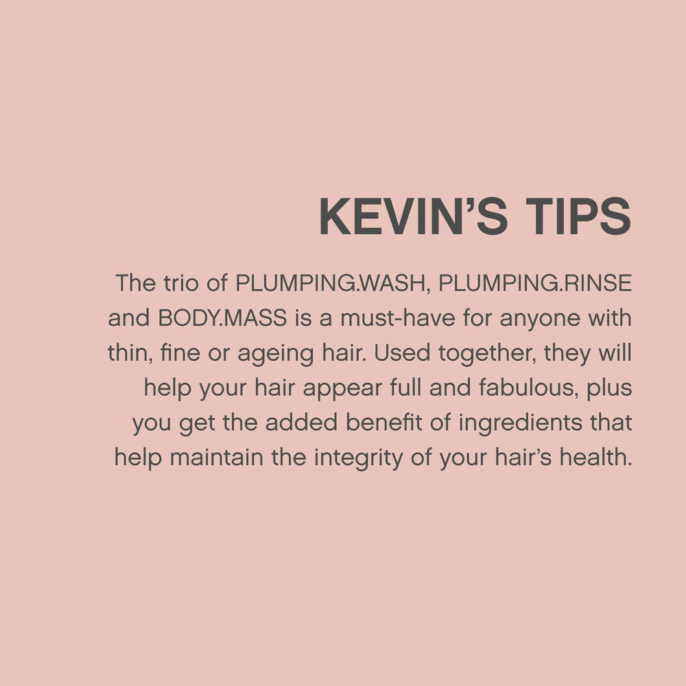 KEVIN.MURPHY ingredientes: jengibre, ortiga y salvado de arroz enfocados