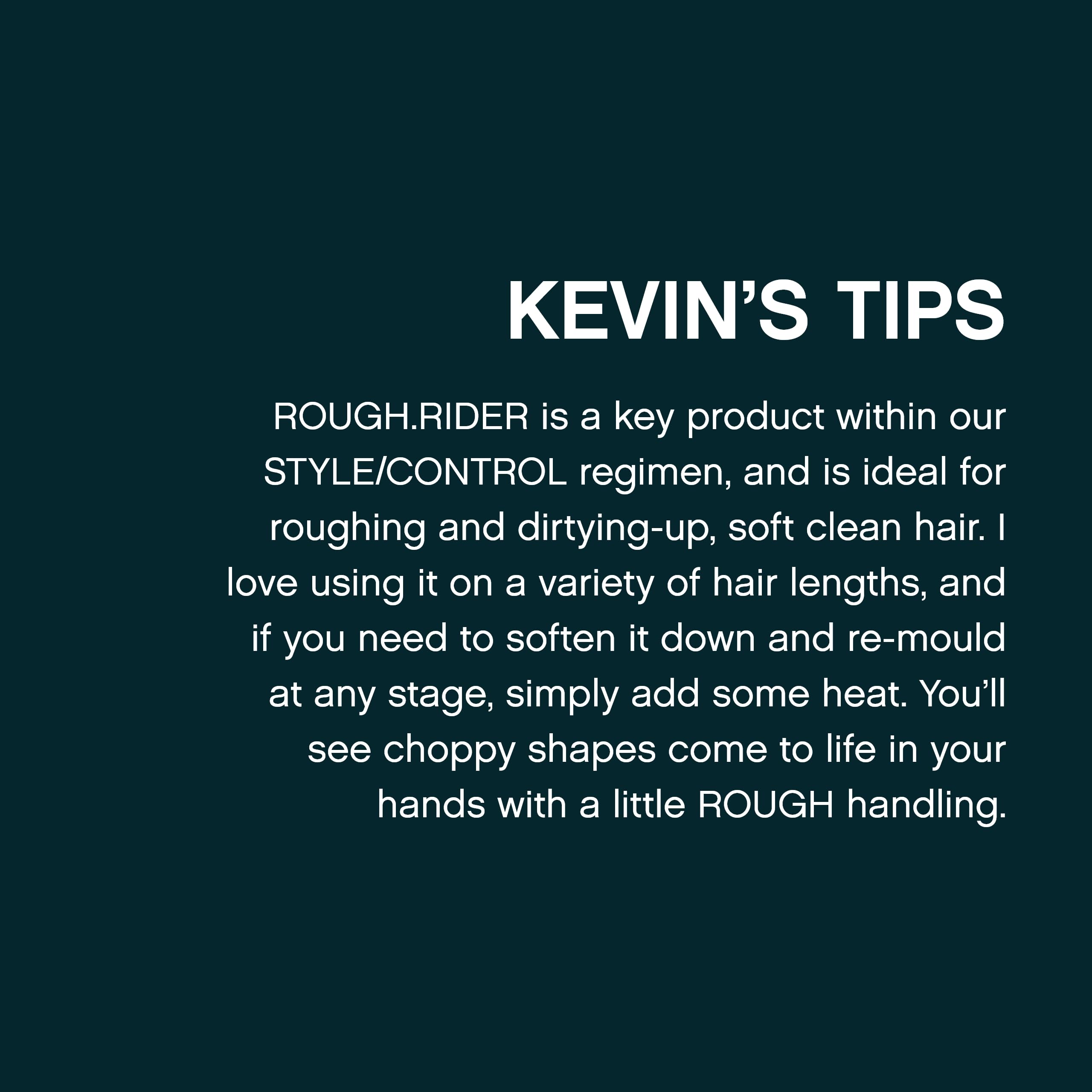 KEVIN.MURPHY etiqueta con ingredientes naturales y beneficios nutritivos