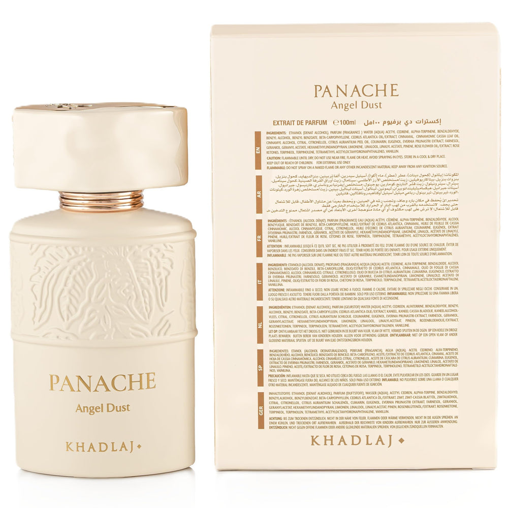 KHADLAJ PERFUMES persona aplicando perfume transmitiendo sofisticación nocturna