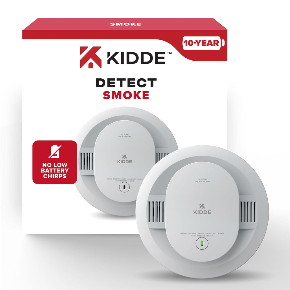 Kidde 20SD10 front view showing alarm face and vents for reliable detection