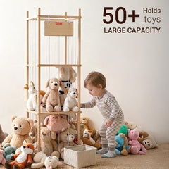 KiddoCood cuerda bungee flexible facilita acceso a peluches