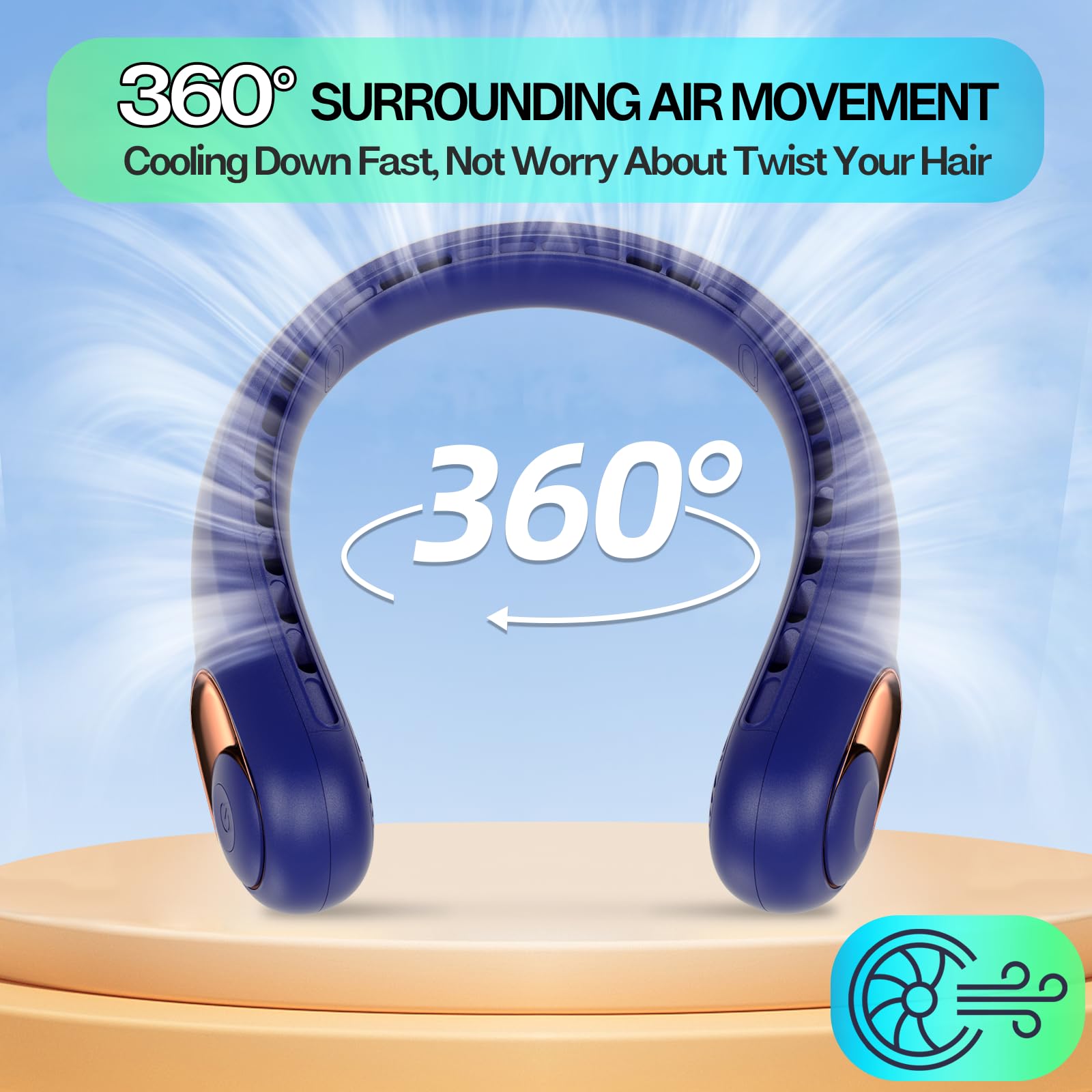 KIDEE detalle de las salidas 360° que aumentan el flujo de aire