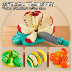 Kidsciety detalle de textura de pizza realista para juego sensorial