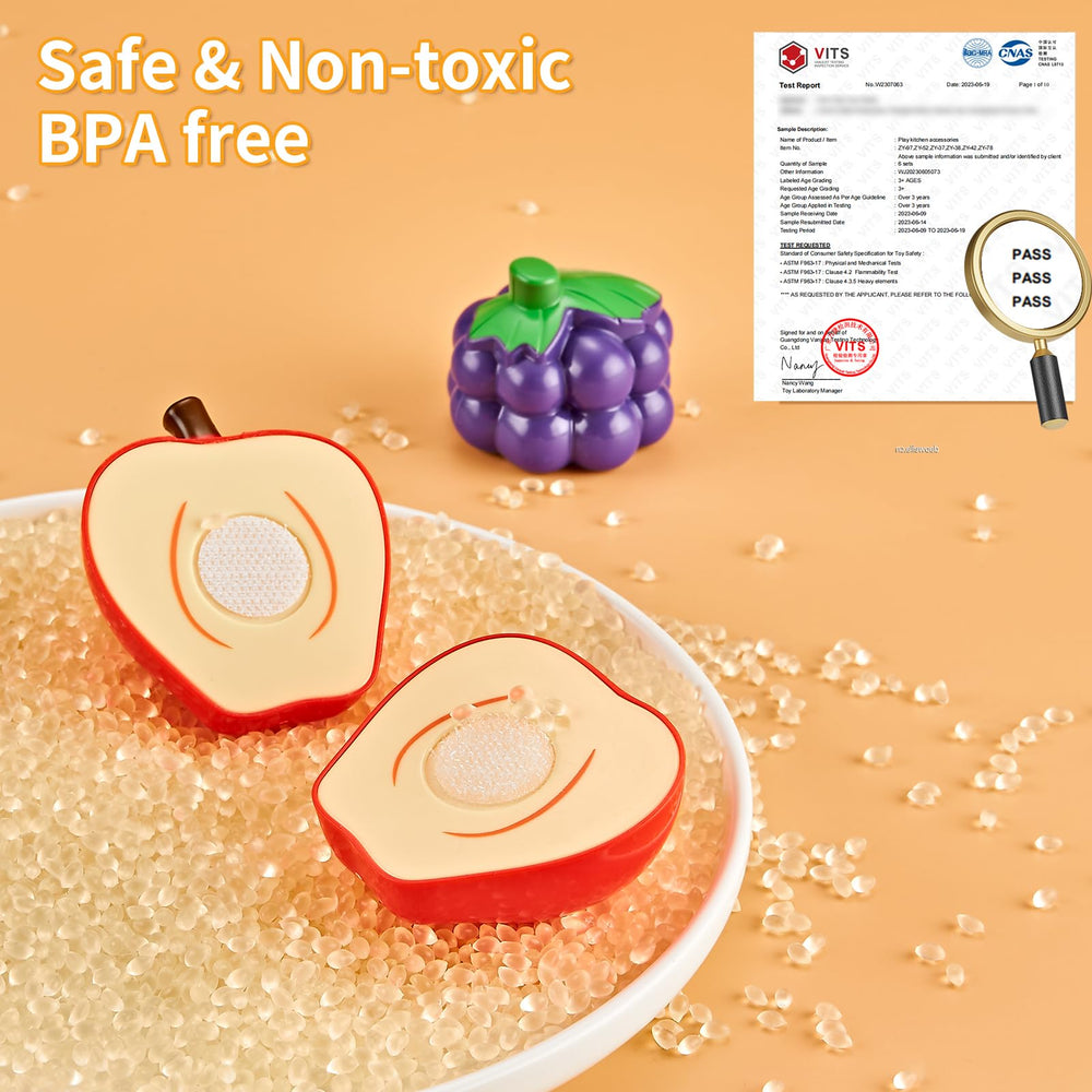 Kidsciety ingredientes que se pelan y cortan, práctica motricidad fina