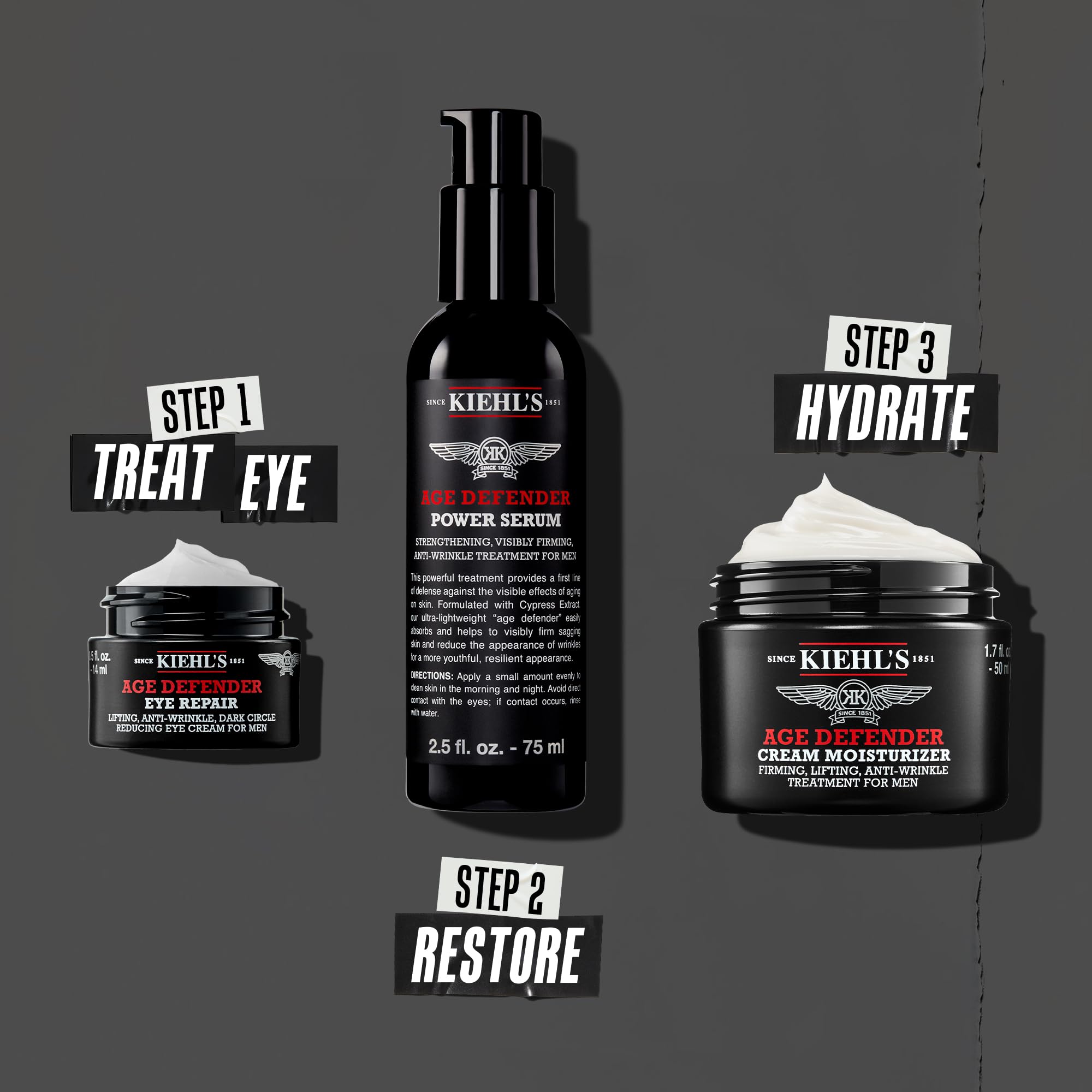 Kiehl's pack doble Age Defender listo para incluir en tu rutina