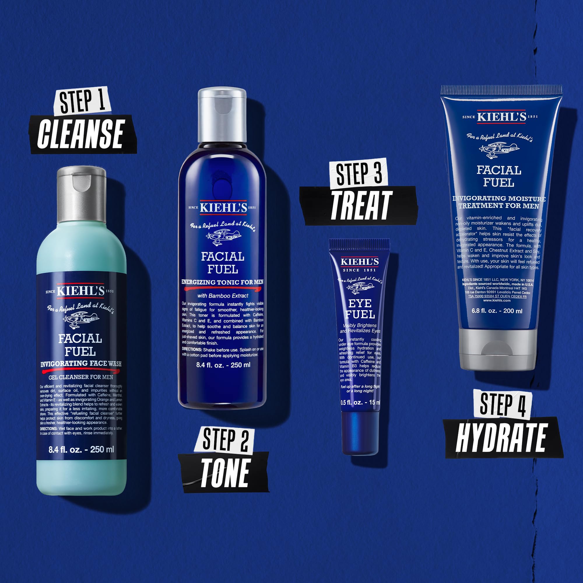Kiehl's detalle del cierre del frasco que resalta calidad y protección del producto
