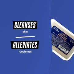 Kiehl's empaque junto a mano para comparar tamaño y facilidad de uso