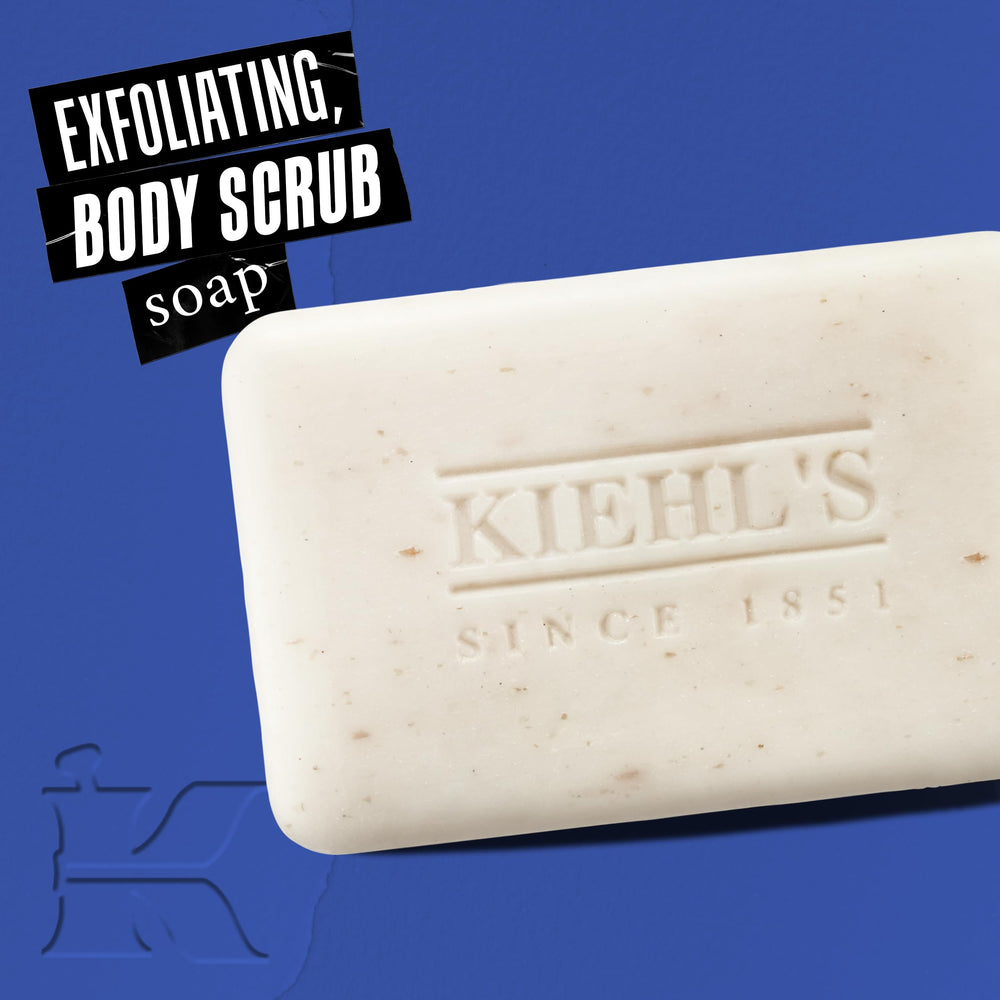 Kiehl's detalle de textura con granulado que exfolia eficazmente