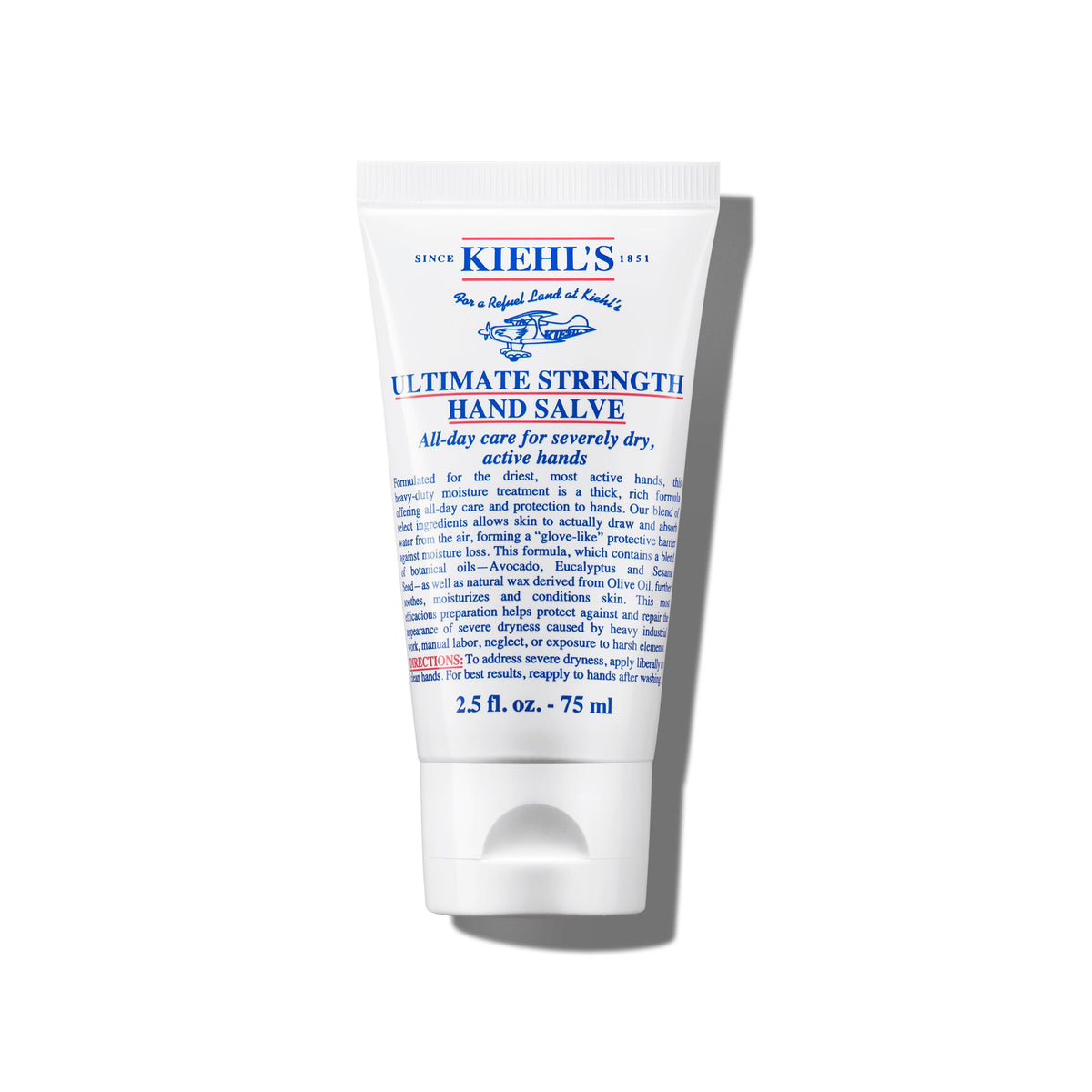 Kiehl's envase frontal del bálsamo mostrando etiqueta y formato 75 ml