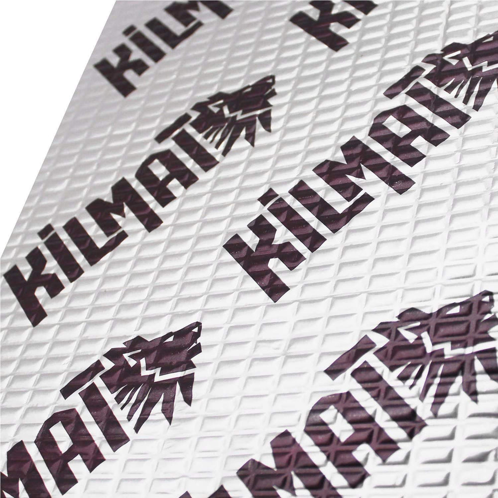 KILMAT butyl core texture close-up showing vibration absorption benefit