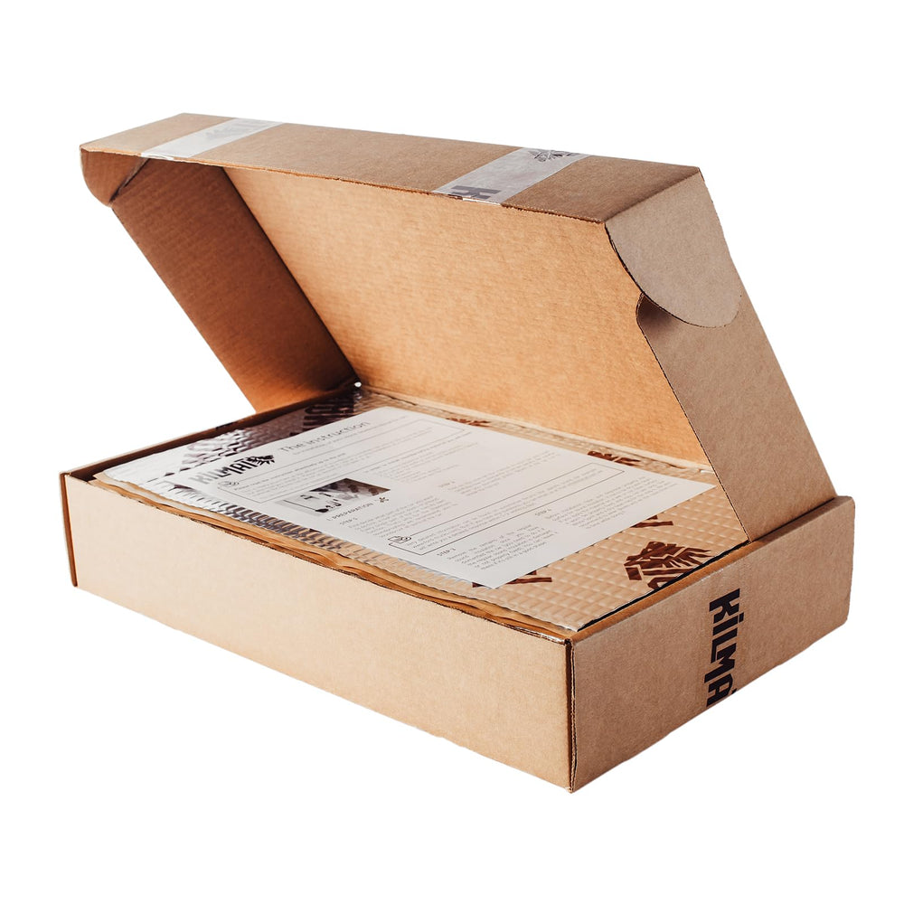 KILMAT sheets size comparison showing coverage planning benefit