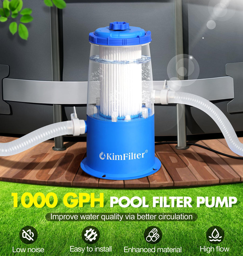 KimFilter clear housing close-up showing visible filtration status benefit