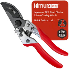 Kimura empaque frontal mostrando tijeras resistentes y profesionalidad