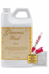 Kinara Tyler DIVA con bolígrafo Olivi y sachet mostrando tratamiento puntual y aroma duradero