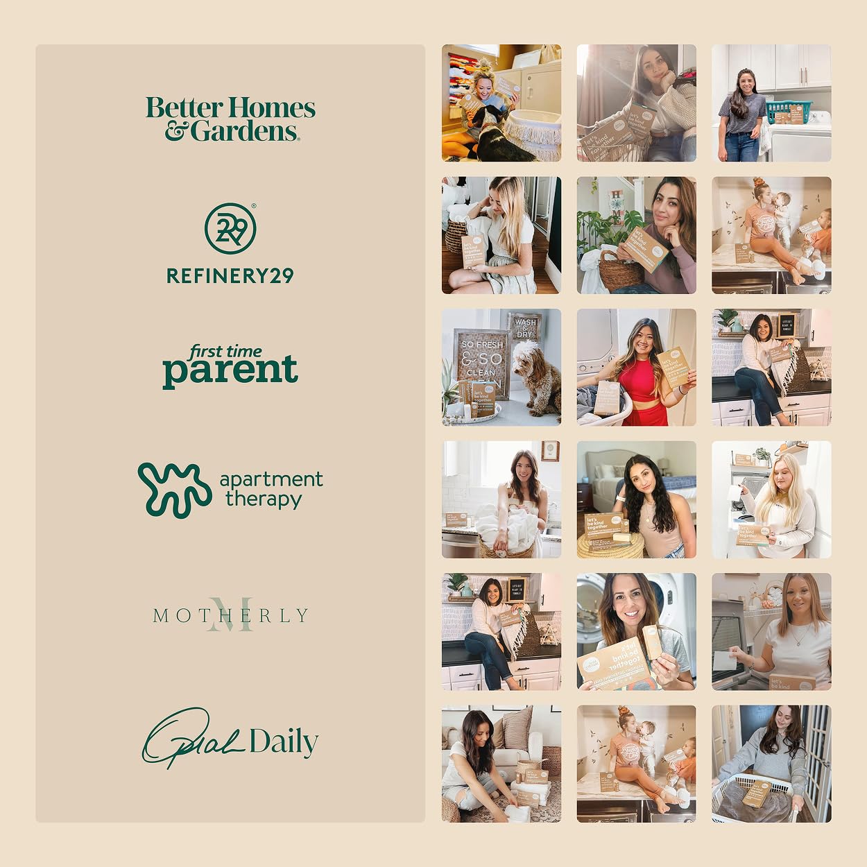 Kind Laundry etiqueta con certificaciones EWG y Leaping Bunny verificadas