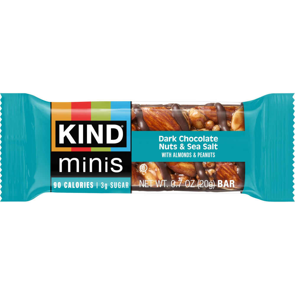 KIND almonds, chocolate, caramel ingredients highlighting quality nuts benefit