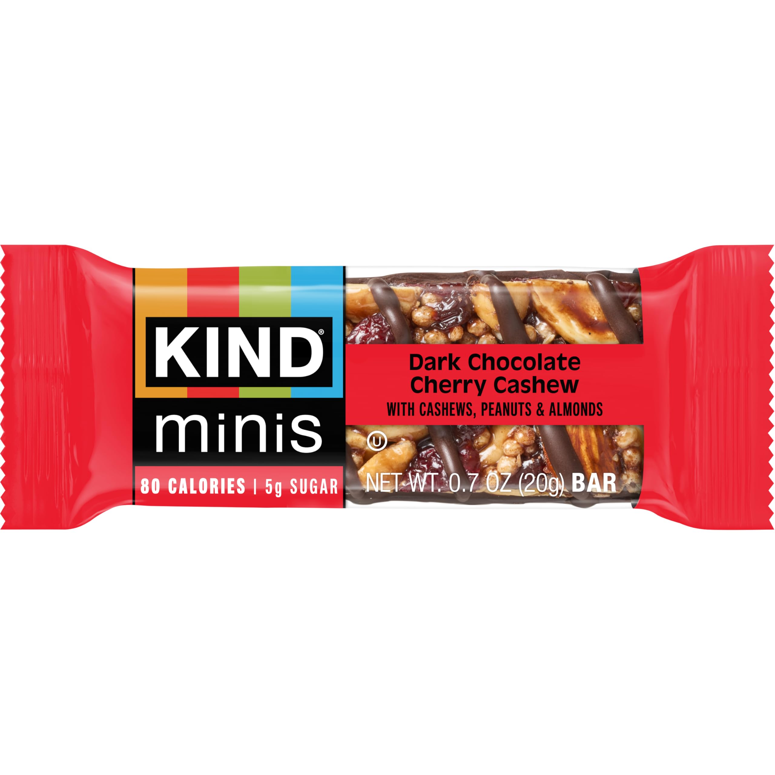 KIND Minis sobre escritorio de oficina, snack práctico para jornada