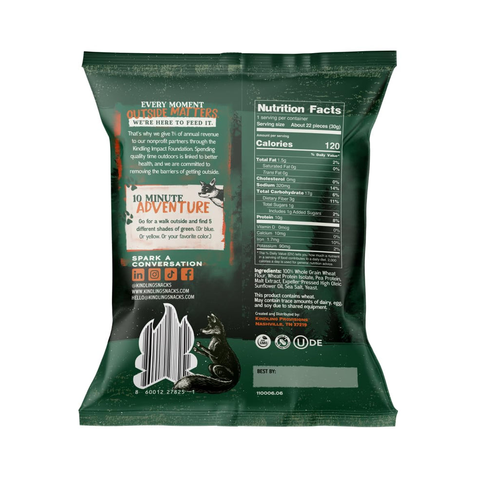 Kindling detalle de sal marina en superficie para sabor equilibrado