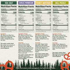 kindling etiqueta de ingredientes no-GMO y lista de nutrientes clara