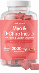 kindnature envase frontal de gomitas sandía con dosis clara