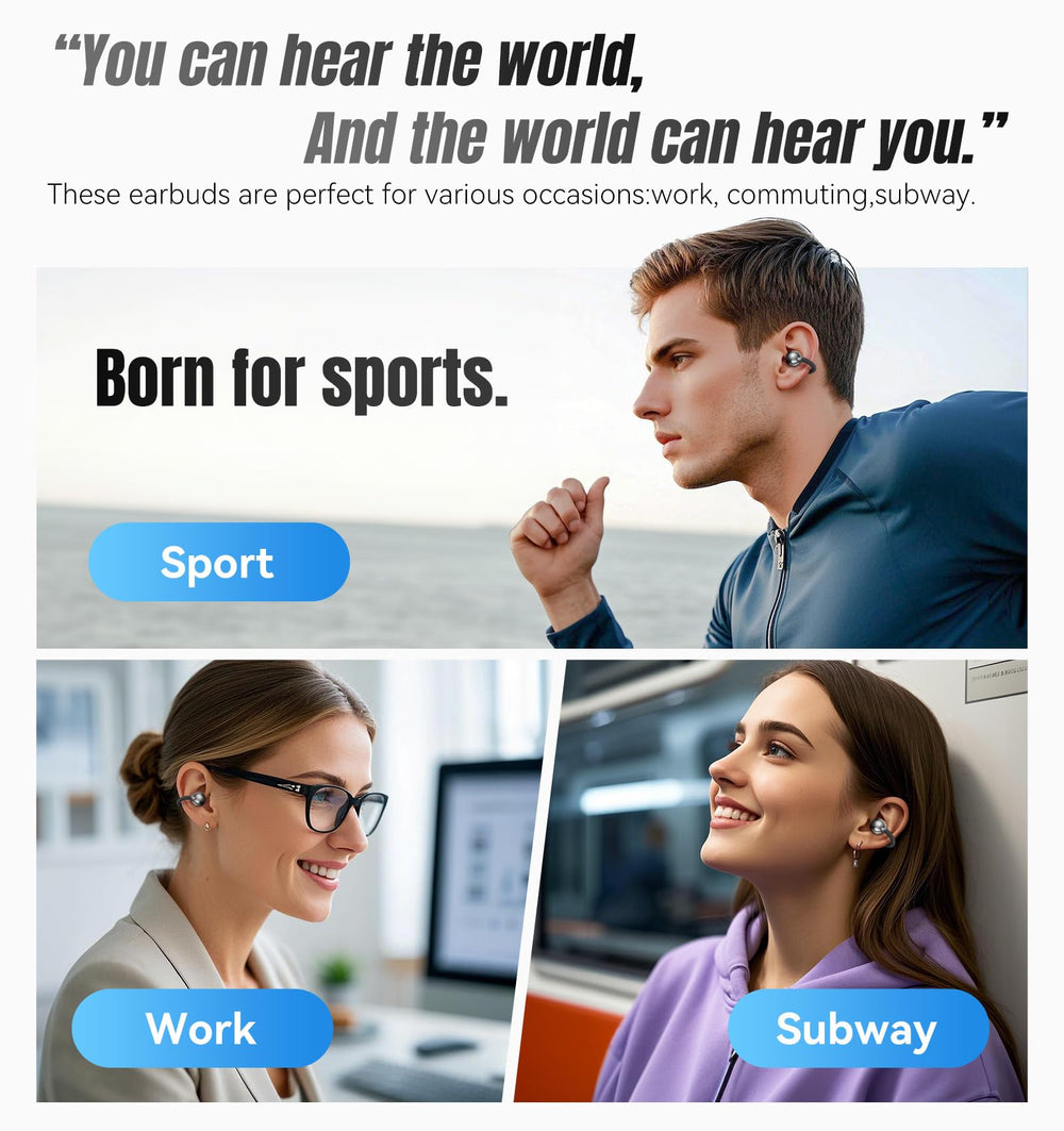 King Lucky auriculares bajo lluvia ligera, protección IPX5 para deporte