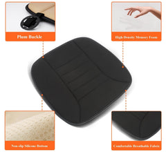 kingphenix cojín instalado en asiento de coche mejorando soporte