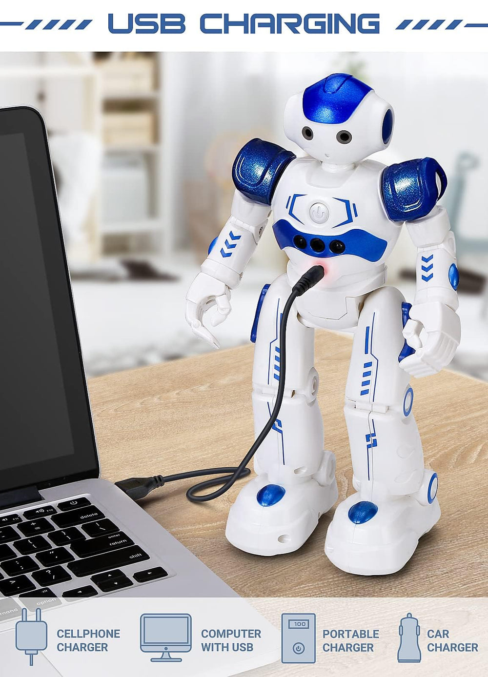 KingsDragon with remote and child using hand gesture, enabling intuitive control
