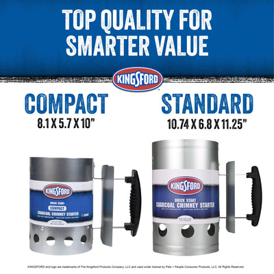 Kingsford textura de acero zincado resistente al óxido y durable
