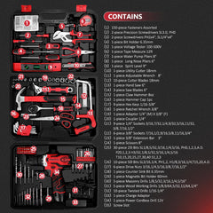 KingTool overhead layout of all 276 pieces displaying comprehensive kit convenience