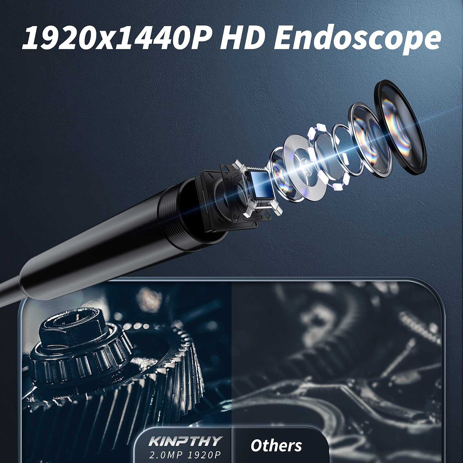 Kinpthy captura en móvil que muestra imagen HD y claridad