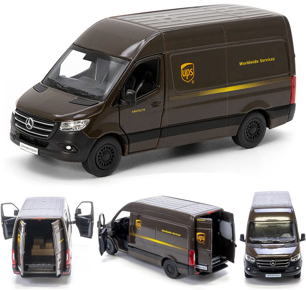 KiNSMART detalle lateral USPS Grumman LLV mostrando rotulación precisa y durabilidad