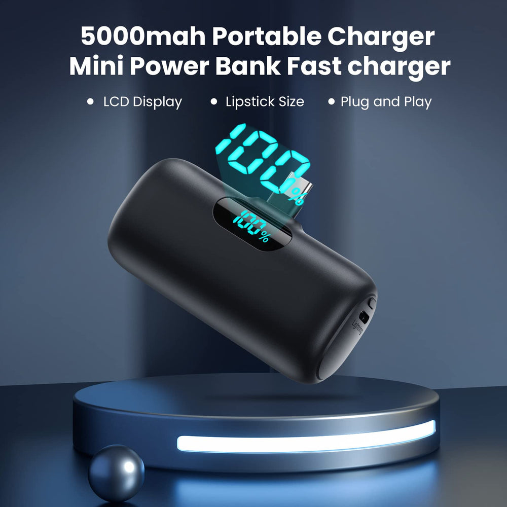 Kioson etiqueta que indica 5000mAh y salida PD 20W clara