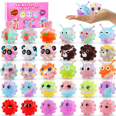 KissFree paquete frontal de pelotas pop animales, ideal para fiestas