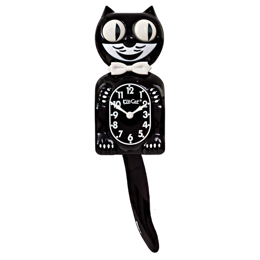 Kit Cat Klock dial and hands detail, Kit Cat Klock clear face ensures easy time reading