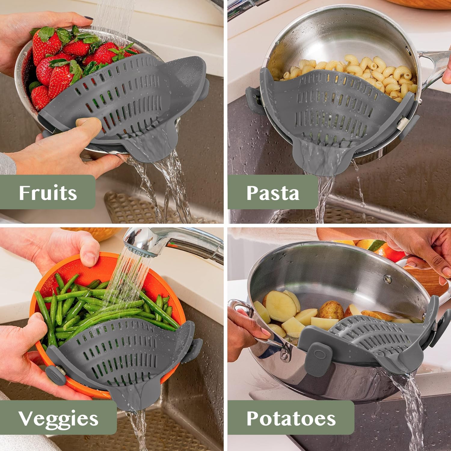 Kitchen Gizmo en cocina diaria demostrando comodidad y rapidez