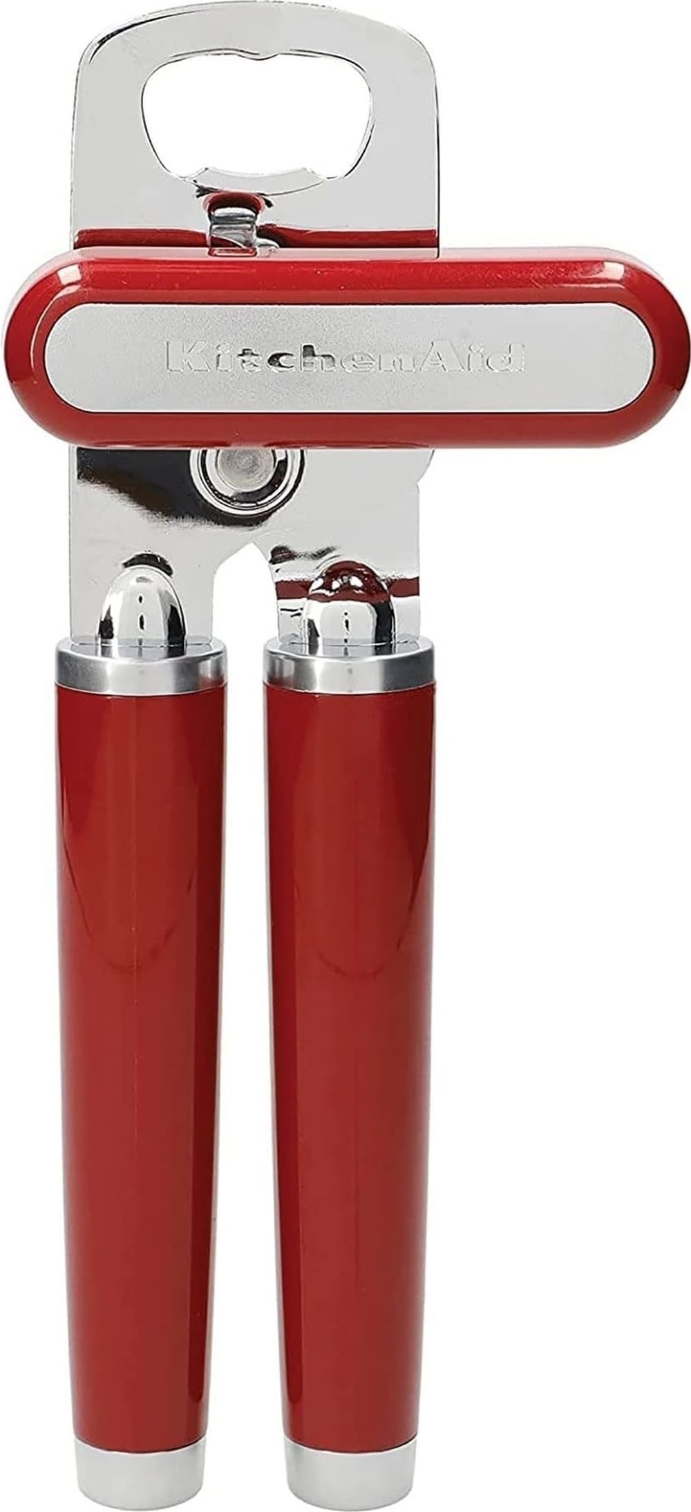 KitchenAid abrelatas frontal Empire Red mostrando diseño y color duradero
