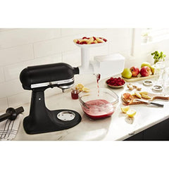 KitchenAid accesorio en uso con batidora para preparar mermeladas caseras