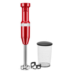 KitchenAid close-up of the 4-point stainless steel blending arm highlighting durable blade