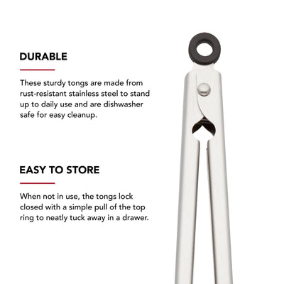 KitchenAid comparación de tamaño 7" y 9" mostrando alcance y versatilidad