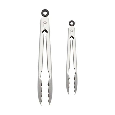 KitchenAid pinzas frontales de acero inoxidable, aspecto duradero y profesional