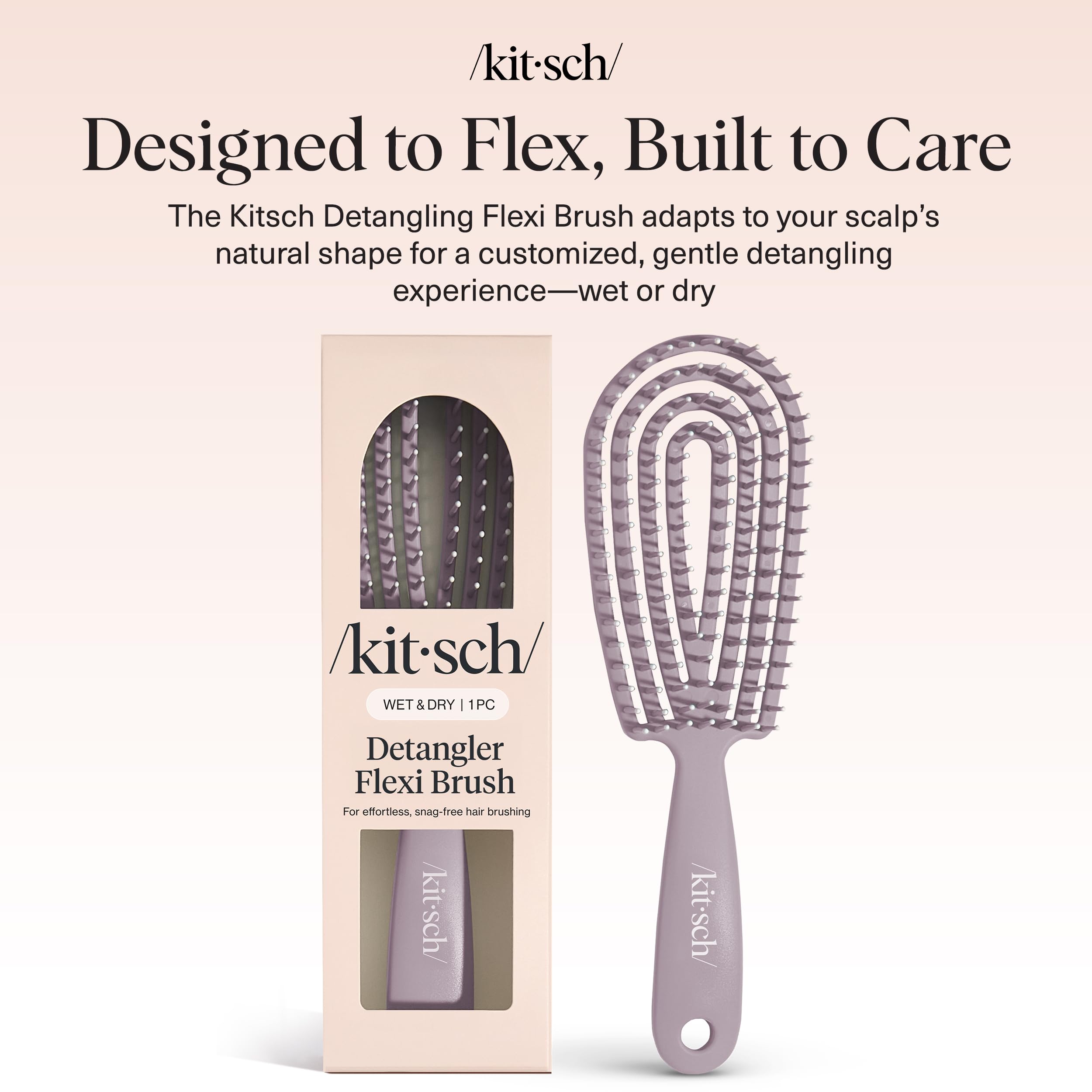 Kitsch empaque y etiqueta del producto mostrando información y diseño compacto