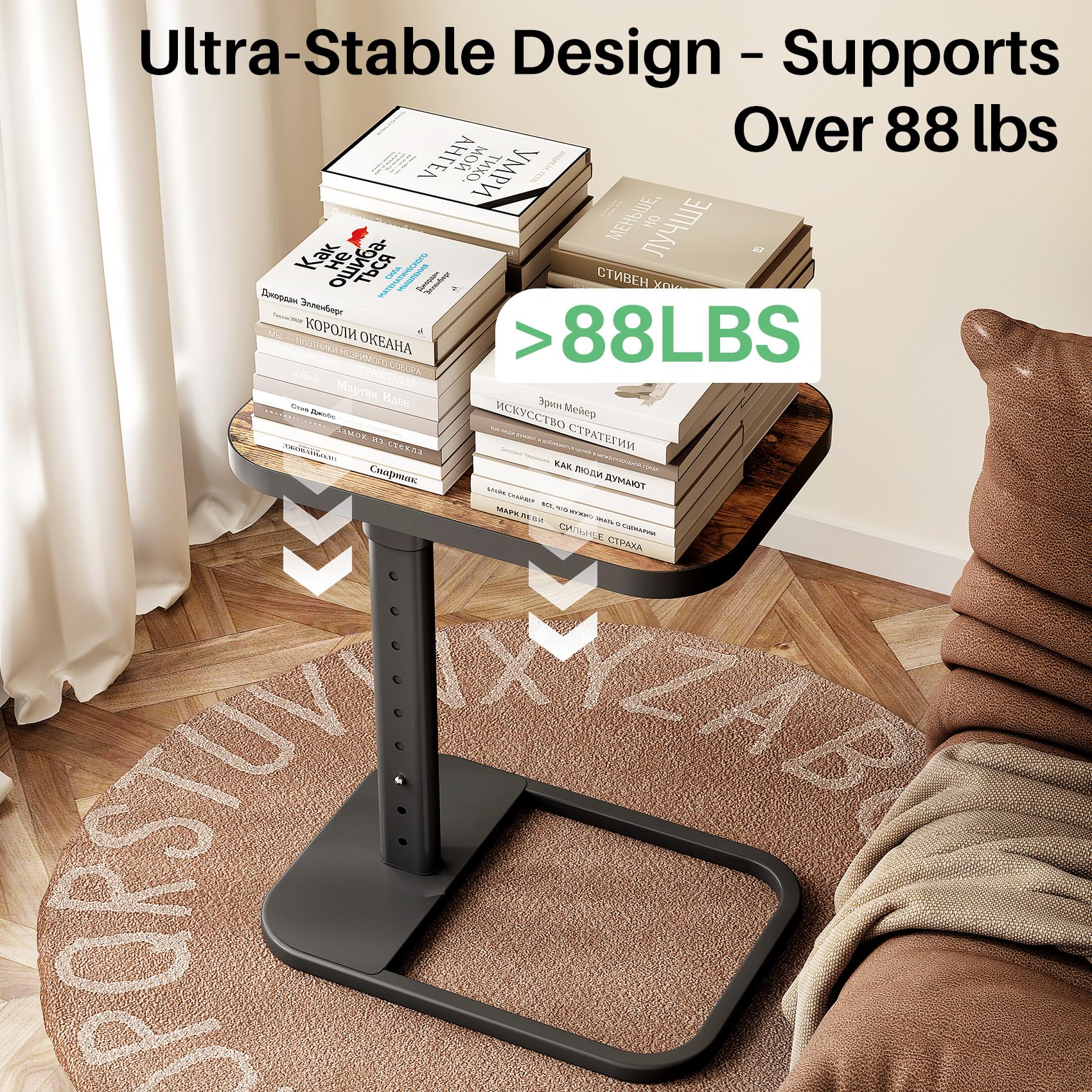 Kitstorack comparación de tamaño junto a una silla, escala práctica