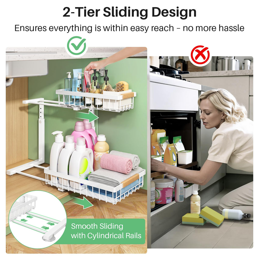 Kitstorack comparativa con botellas altas, optimiza almacenamiento vertical