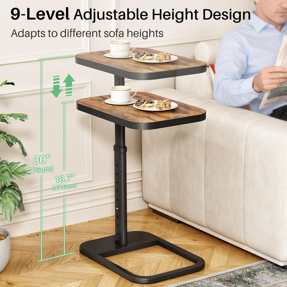 Kitstorack telescopic height adjustment close-up demonstrating secure locking benefit