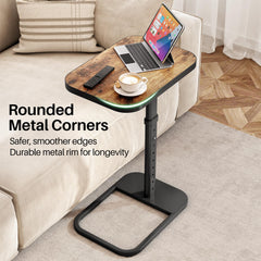 Kitstorack mesa en uso con laptop, soporte estable y cómodo