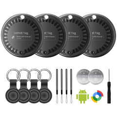 KIUP empaque frontal del pack de 4 mostrando compatibilidad Android y características