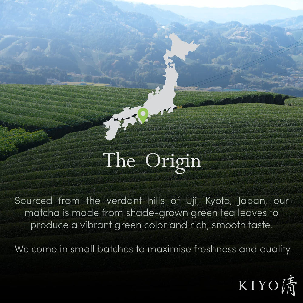 Kiyo Matcha taza preparada estilo usucha destacando sabor auténtico